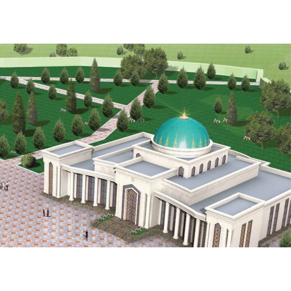 Göktepe Sadaka Köşkü ve Müzesi Aşkabat / TÜRKMENİSTAN 1